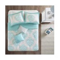 Damask Print Comforter Set