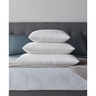 Customizable Fiber and Shredded Foam Pillows with Zippered Inner Cover