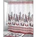 Christmas Holiday Printed Shower Curtain, 72