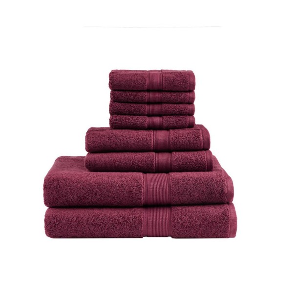 800 Cotton 8-Piece Antimicrobial Towel Set