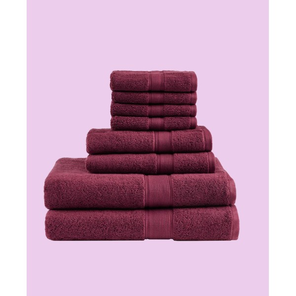 800 Cotton 8-Piece Antimicrobial Towel Set