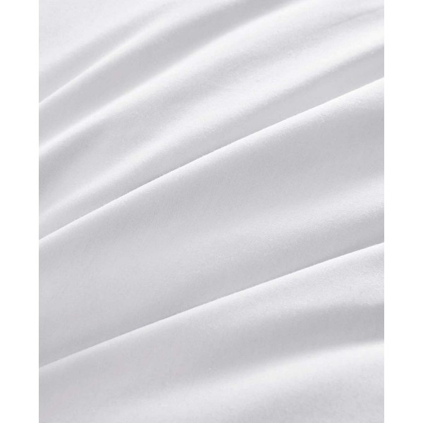 2-Pack Medium Soft Goose Down and Feather Gusseted Pillow, Standard