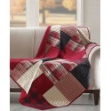 Patchwork Quilted Throw, 50