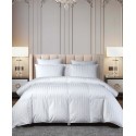 Goose Down All Season Damask Stripe Comforter, Twin