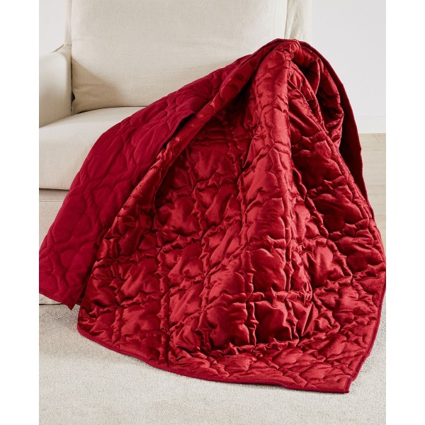 Velvet Reversible Quilted Throw, 50