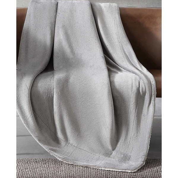 Signature Solid Ultra Soft Plush Fleece Blanket, Twin