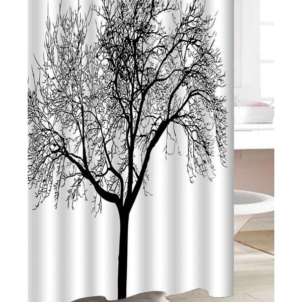Luxury Premium Quality 3D Graphic Printed Bathroom Shower Curtain