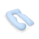 Pregnancy Pillow with Jersey Cover, U Shaped Full Body Pillow