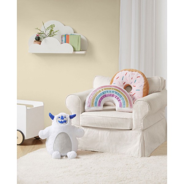 Figural Rainbow Decorative Pillow, 12