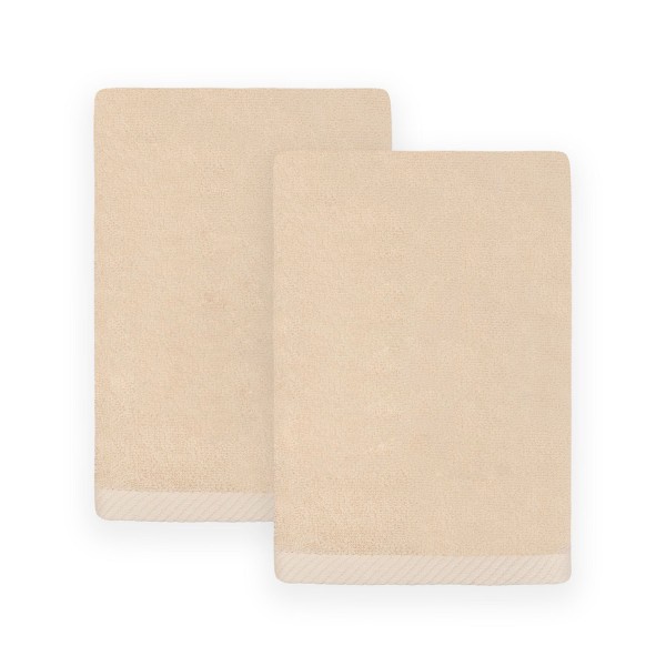 Autumn Embroidered Luxury 100% Cotton Hand Towels Set, 2 Piece