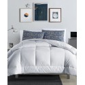 All Season Classic Grid Jacquard Down Alternative Comforter, Twin