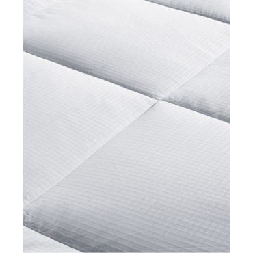 All Season Classic Grid Jacquard Down Alternative Comforter, Twin