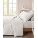 Light Warmth Ultra Soft White Goose Down Feather Fiber Comforter, Twin