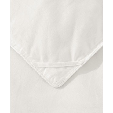 Light Warmth Ultra Soft White Goose Down Feather Fiber Comforter, Twin