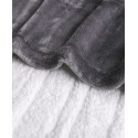 Reversible Heated Velour and Ivory Blanket, Twin