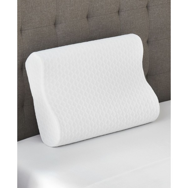 Gel Support Contour Memory Foam Pillow, Standard/Queen