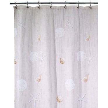 Seashell and Netting Shower Curtain, 72