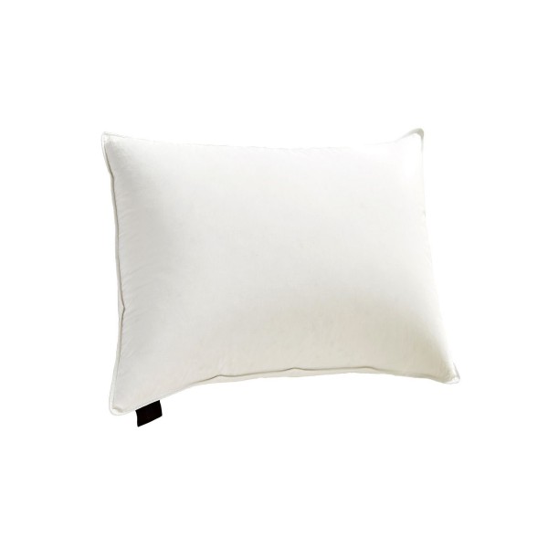 Premium White Down Medium/Firm Cotton Pillow, Standard/Queen