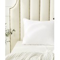 Premium White Down Medium/Firm Cotton Pillow, Standard/Queen