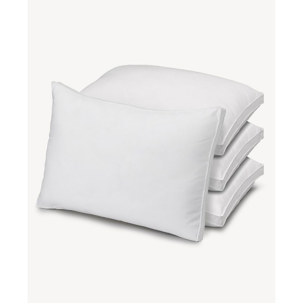 Gussetted Firm Plush Down Alternative Side/Back Sleeper Pillow, Standard - Set of 4