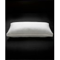 Memory Fiber Pillow 100% Cotton Luxurious Mesh Gusseted Shell All Sleeper Pillow - Standard