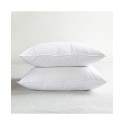 2 Pack Soft White Duck Feather & Down Bed Pillow