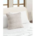 Textured Faux Fur Decorative Pillow, 20