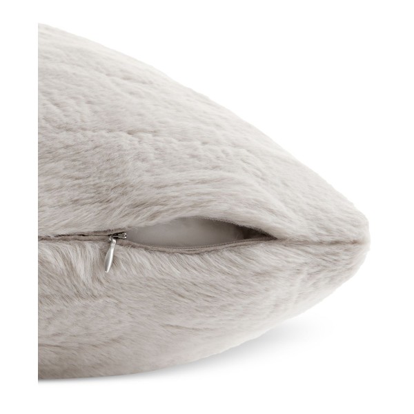 Textured Faux Fur Decorative Pillow, 20