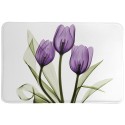 Purple Tulip Memory Foam Rug