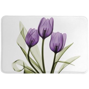 Purple Tulip Memory Foam Rug