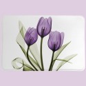 Purple Tulip Memory Foam Rug