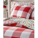 Red Check Flannel Comforter, Twin