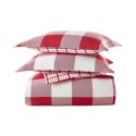 Red Check Flannel Comforter, Twin
