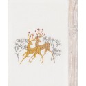 Christmas Deer 100% Cotton Hand Towels