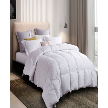 95%/5% White Feather & Down Comforter, Twin
