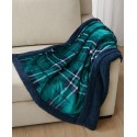 Plaid Plush Reversible Throw, 50