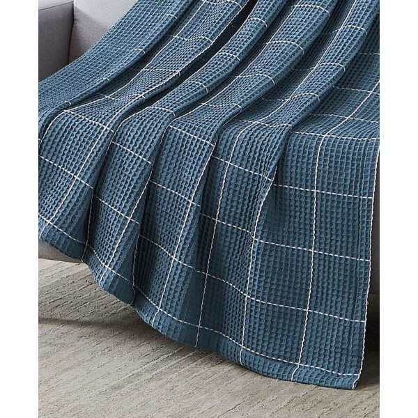 Check Pattern Cotton Weave Throw, 50
