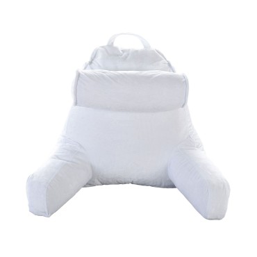 Shredded Memory Foam Large TV and Reading Pillow with Bolster, 15