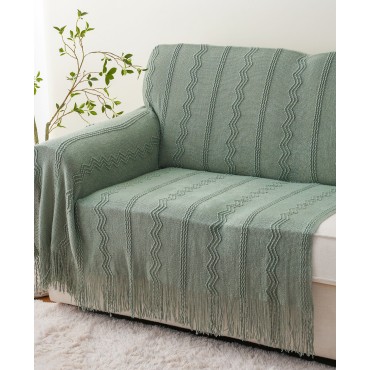 Texture Triple Zig-Zag Lightweight Throw, 50