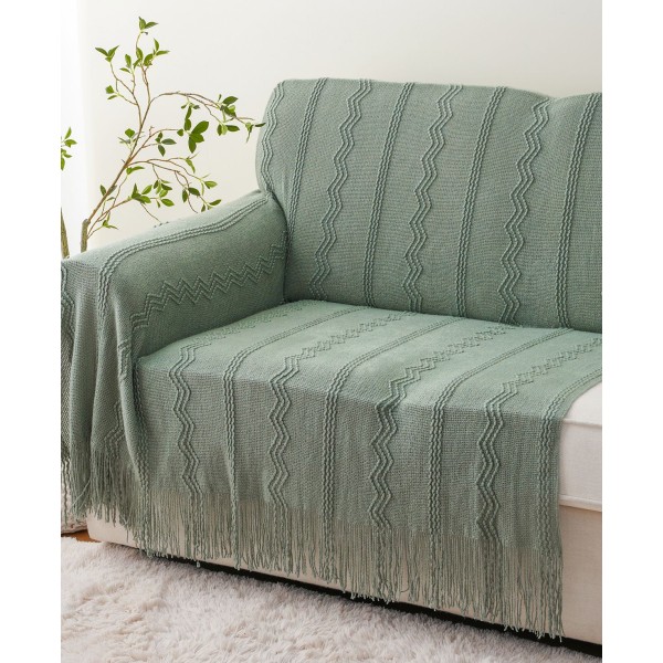 Texture Triple Zig-Zag Lightweight Throw, 50