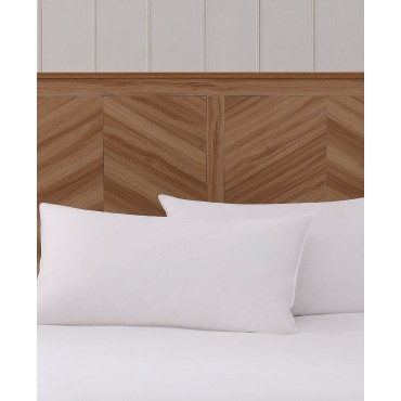 Luxe Down Filled Compartment 2-Pack of Standard Pillows, Medium Firm