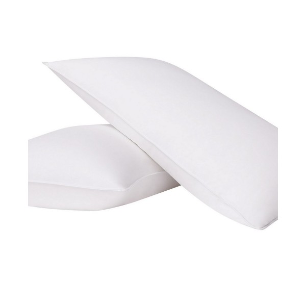 Luxe Down Filled Compartment 2-Pack of Standard Pillows, Medium Firm