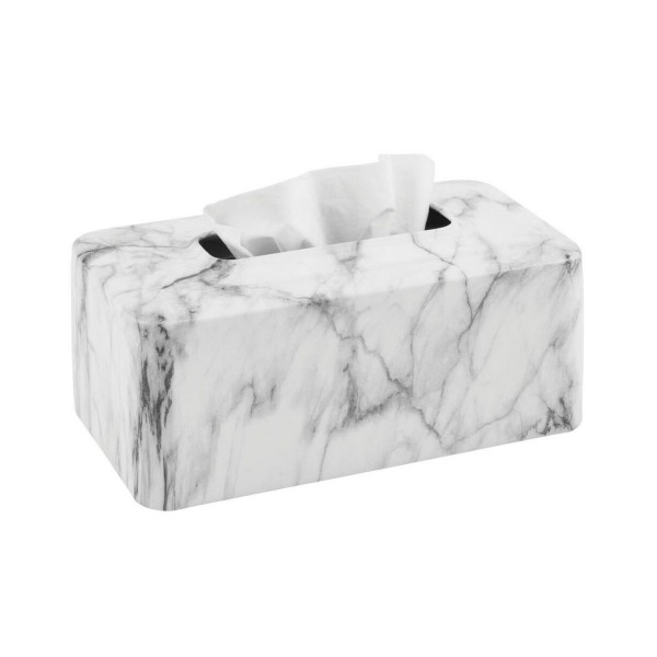 Metal Tissue Box Cover, Rectangular Holder for Storage
