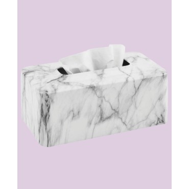 Metal Tissue Box Cover, Rectangular Holder for Storage