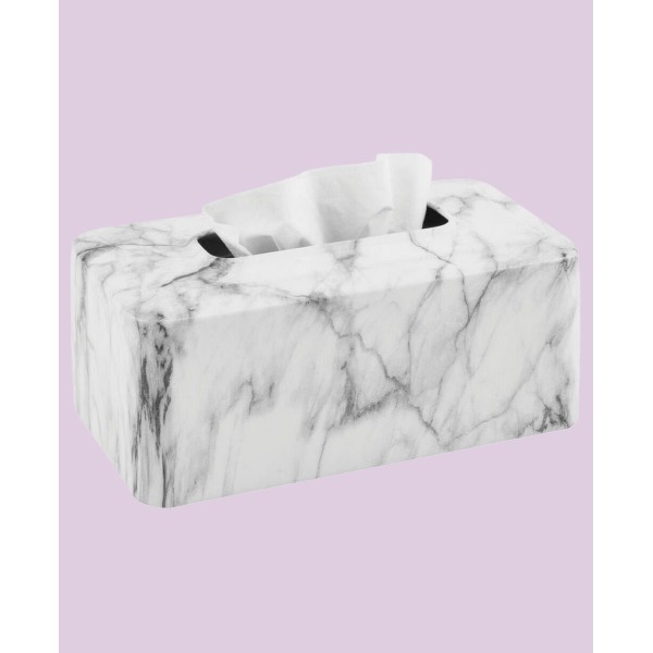 Metal Tissue Box Cover, Rectangular Holder for Storage