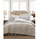 Floral Cotton Reversible 2-Piece Comforter Set, Twin