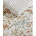 Floral Cotton Reversible 2-Piece Comforter Set, Twin