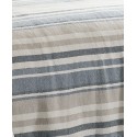 Herringbone Stripe Blue Twin Blanket