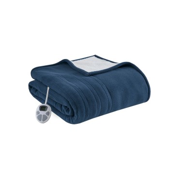 Electric Reversible Fleece to Blanket, Twin